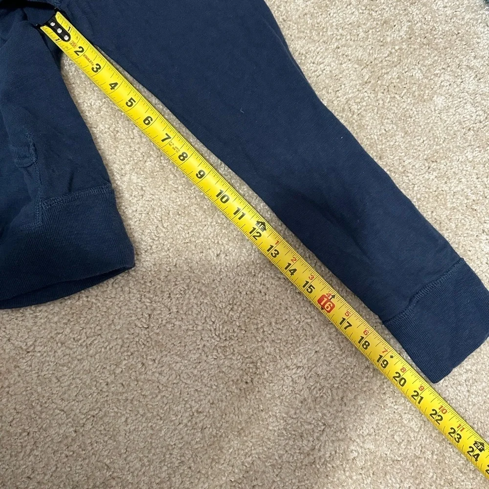 J Crew Men’s Blue Cotton Pull Over Sweatshirt Size Large
